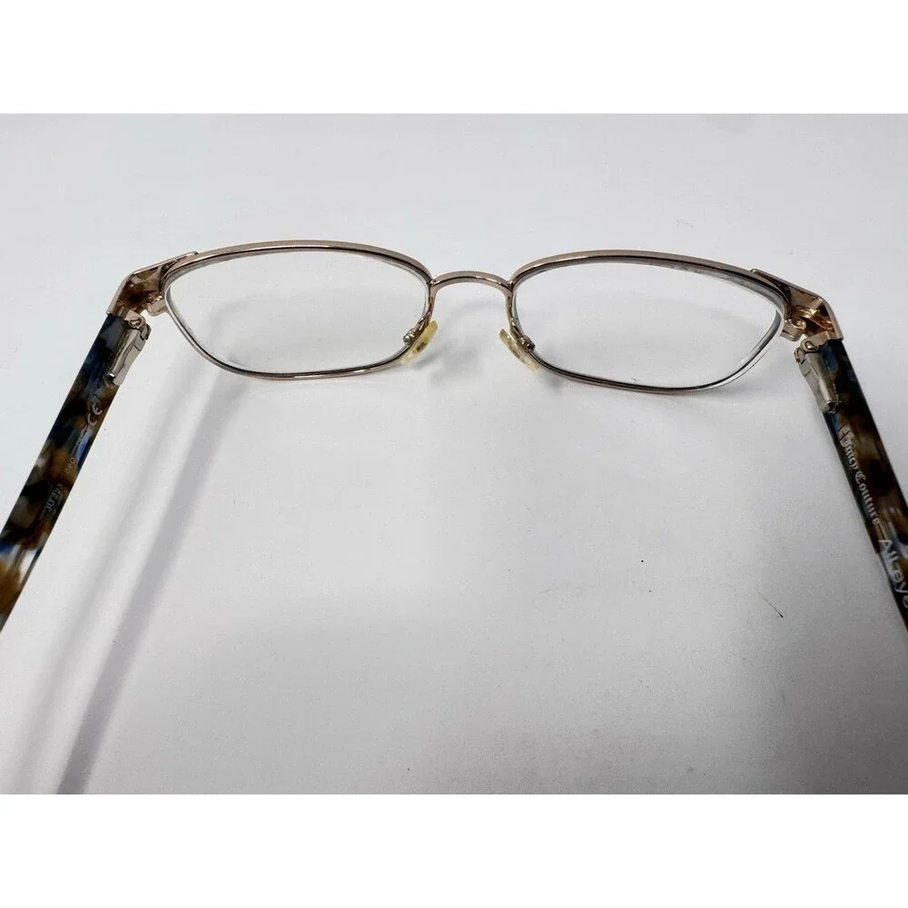 Juicy Couture JU223 09Q Eyeglass Frames Only 53-17-135 Brown Blue Tortoise